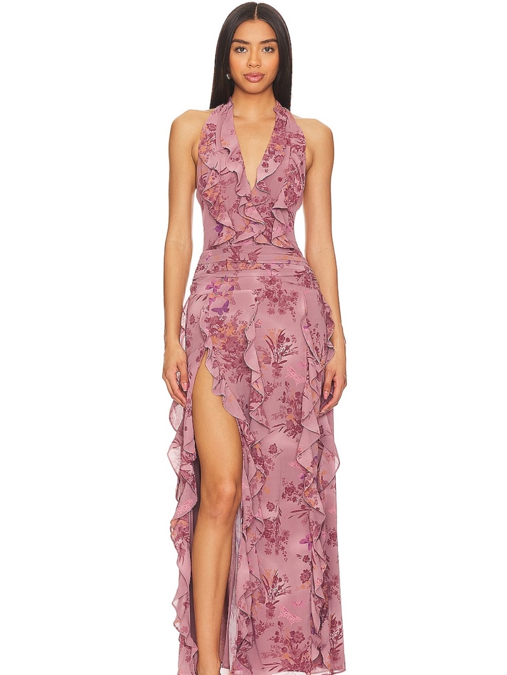 NBD Divya Maxi Dress, XS